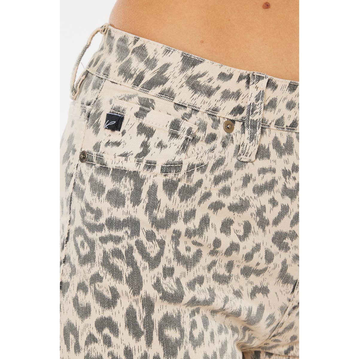 High Rise Leopard Shorts