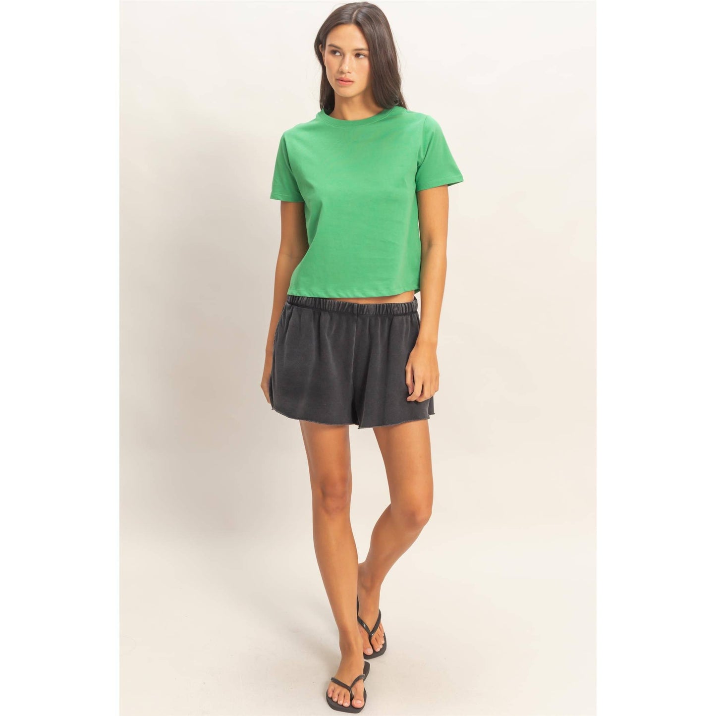 Crew Neck Cotton T-Shirt