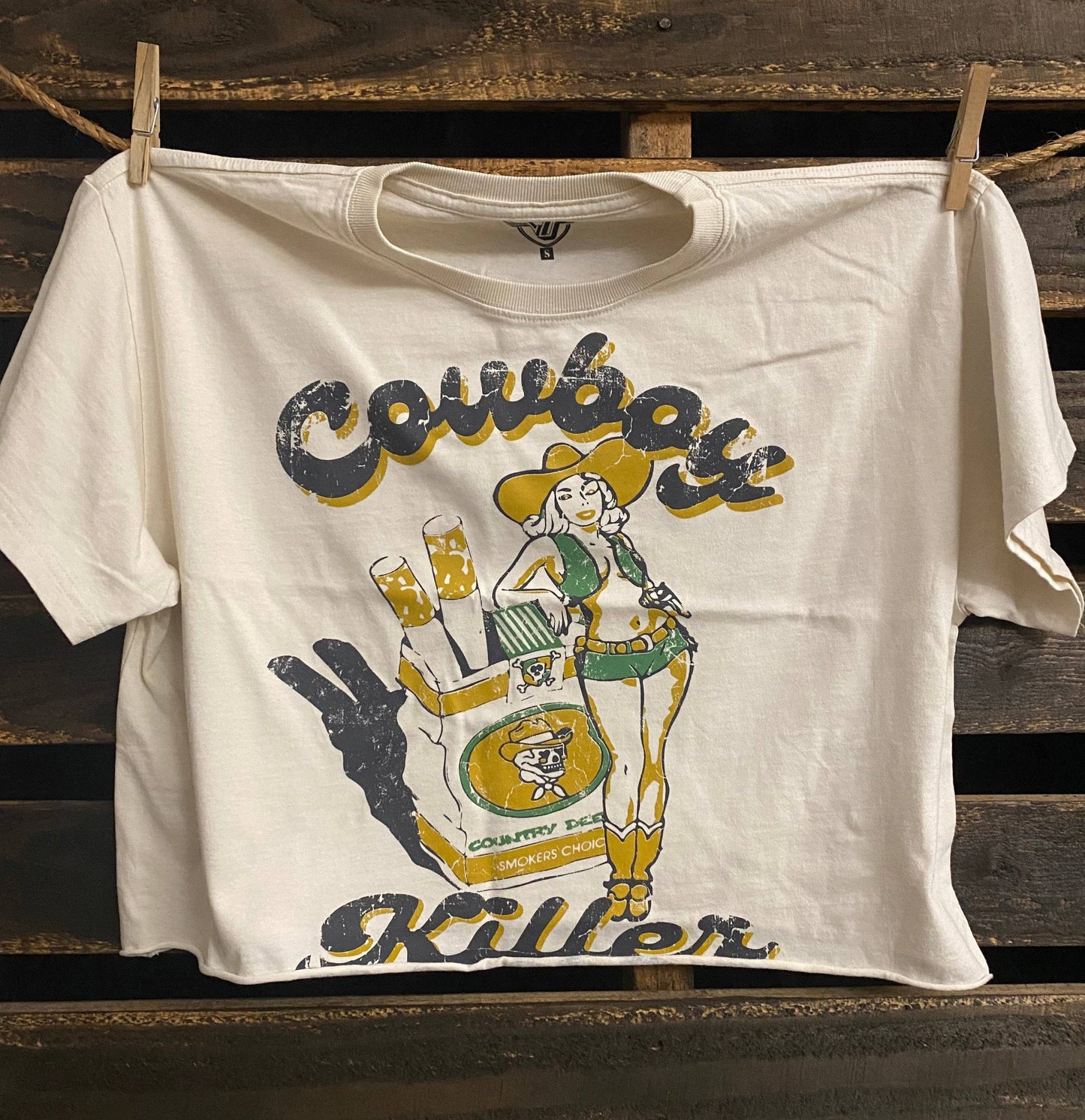 Cowboy Killer Relaxed Crop T-shirt