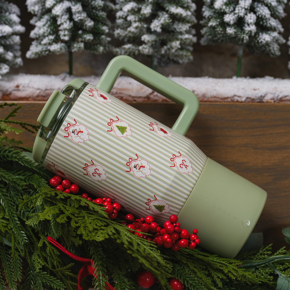 Deck the Halls HydroJug Coffee Traveler