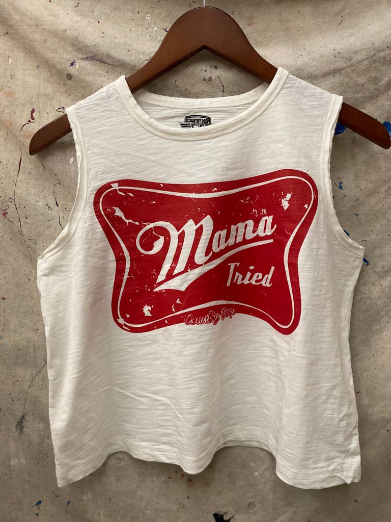 Mama Tried Muscle Crop Top