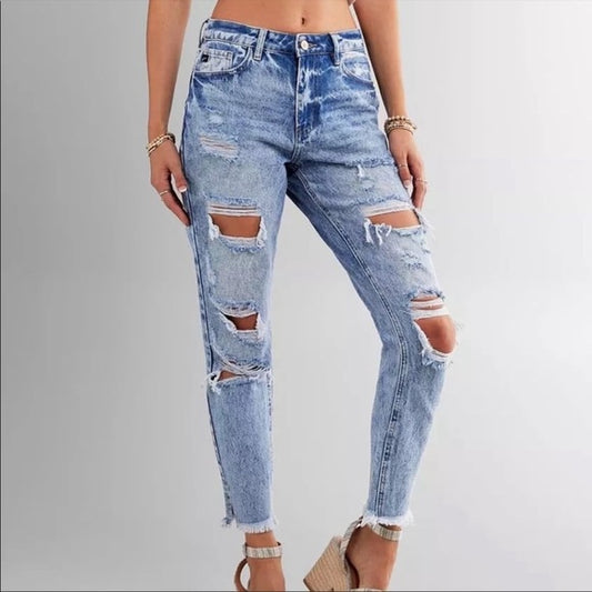 Acid Wash Skinny Jeans