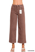 Cropped Wide Leg Jean