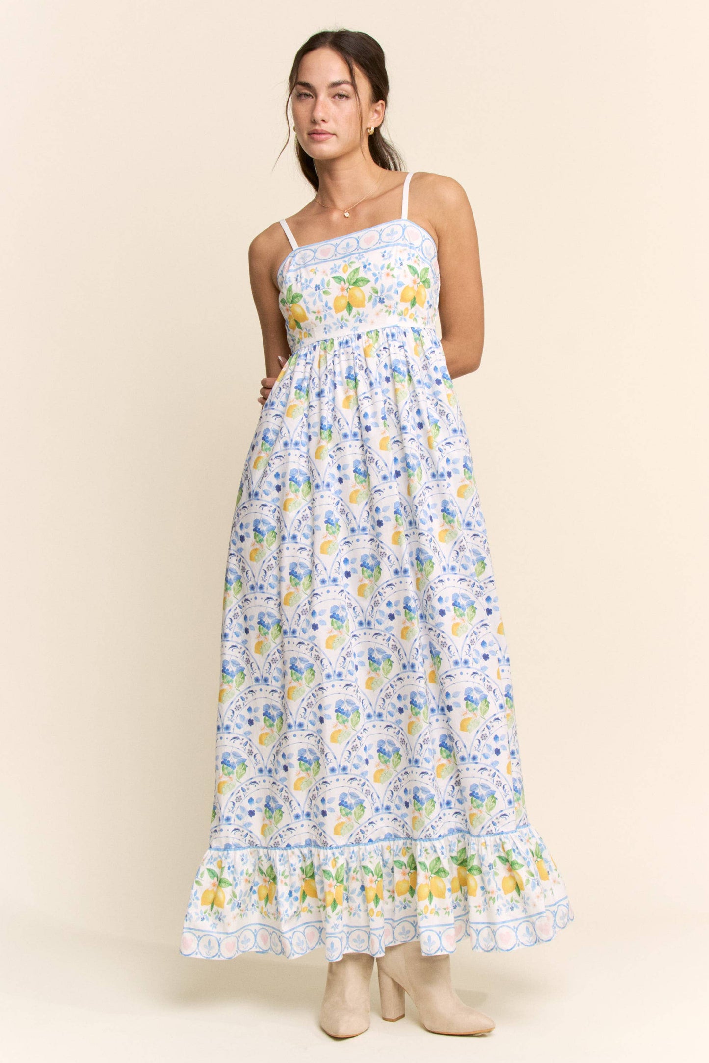 LEMON MAXI DRESS