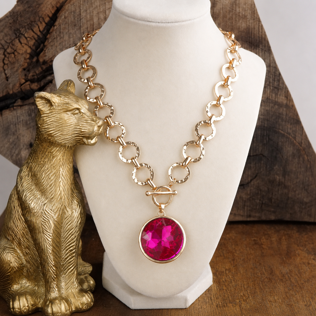 Gilded Radiance – Chain Necklace