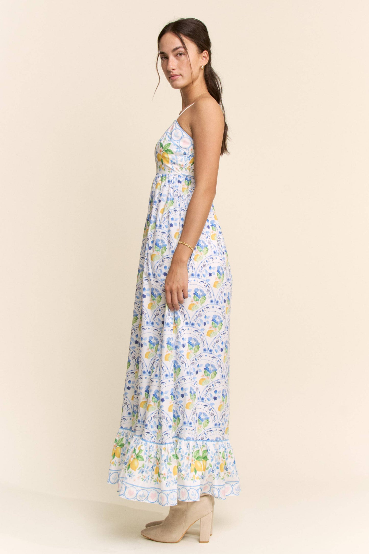 LEMON MAXI DRESS