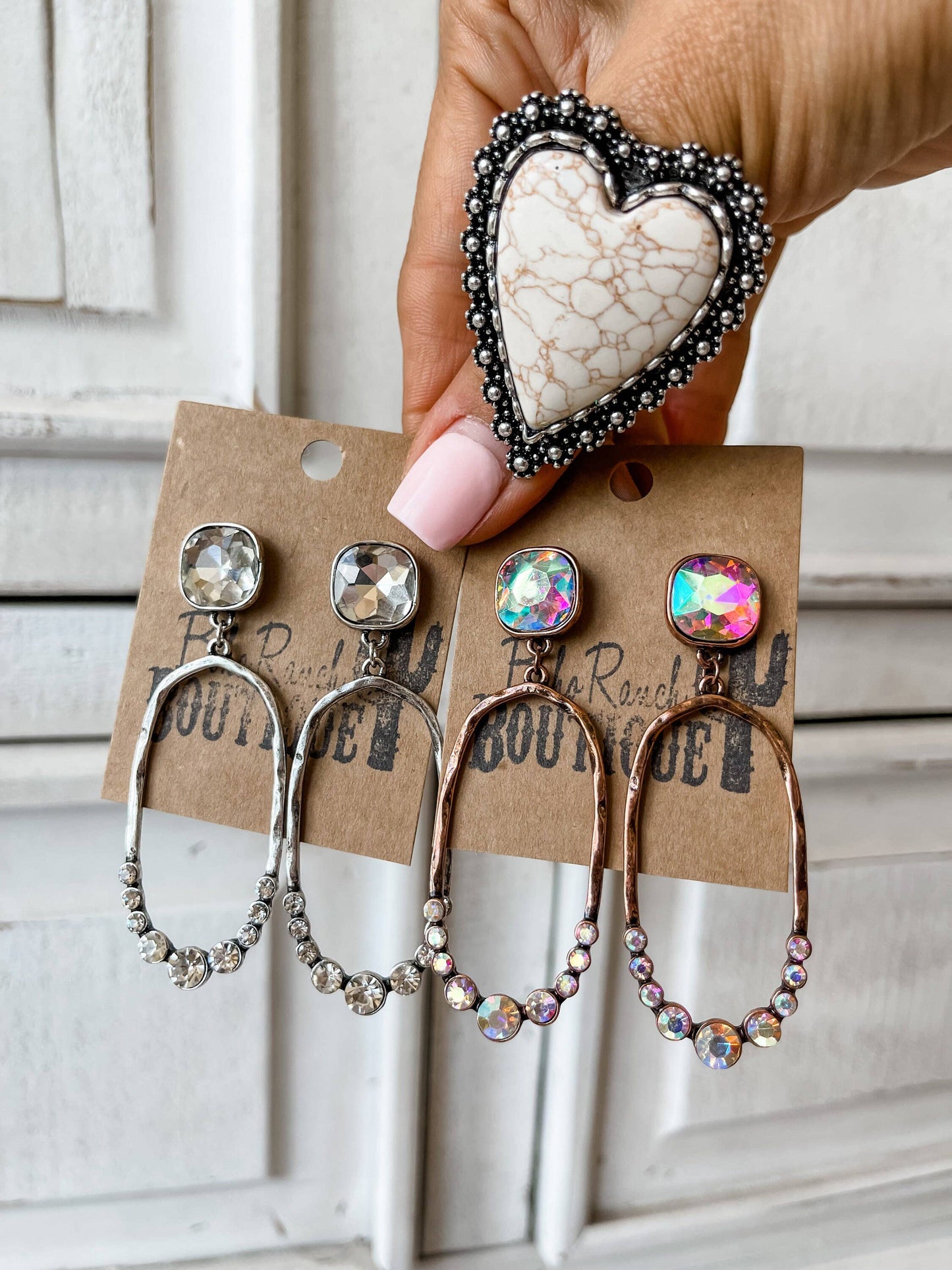 Western Statement Adjustable Heart Ring