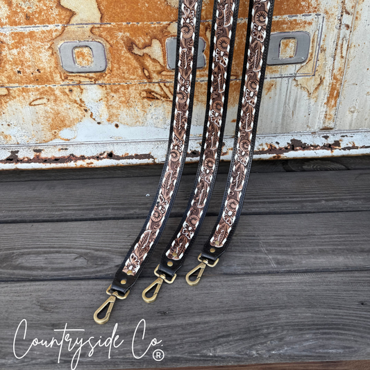 Desert Chic Leather Purse Strap