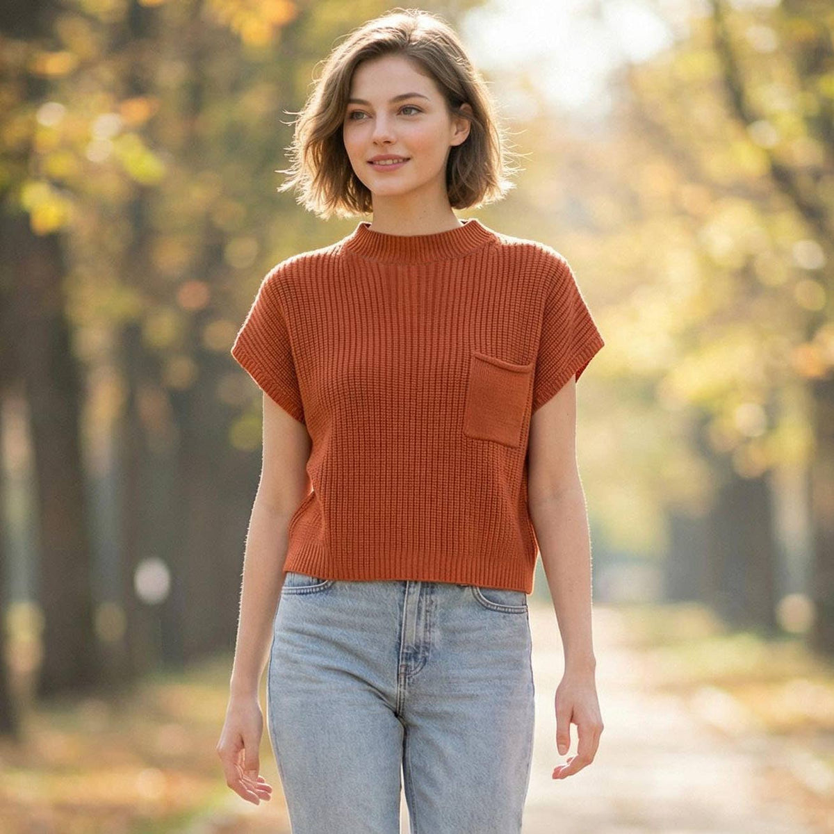 Mock Neck Sweater