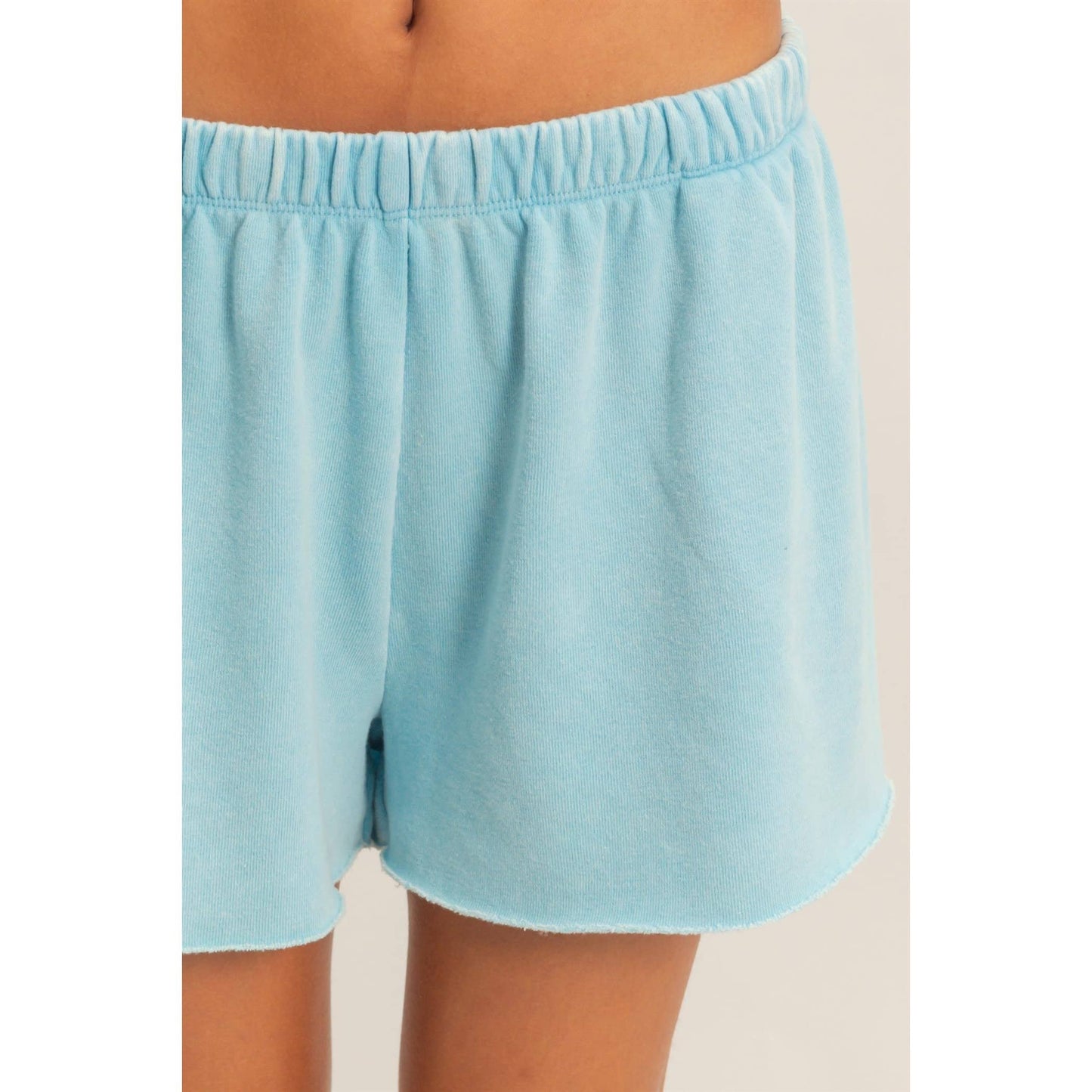 Mineral Wash French Terry Shorts