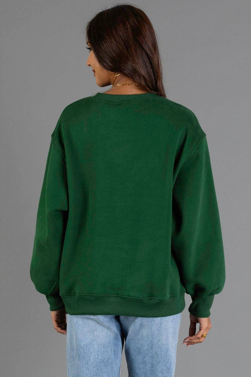 Green & Tan Cabin Fever Sweatshirt