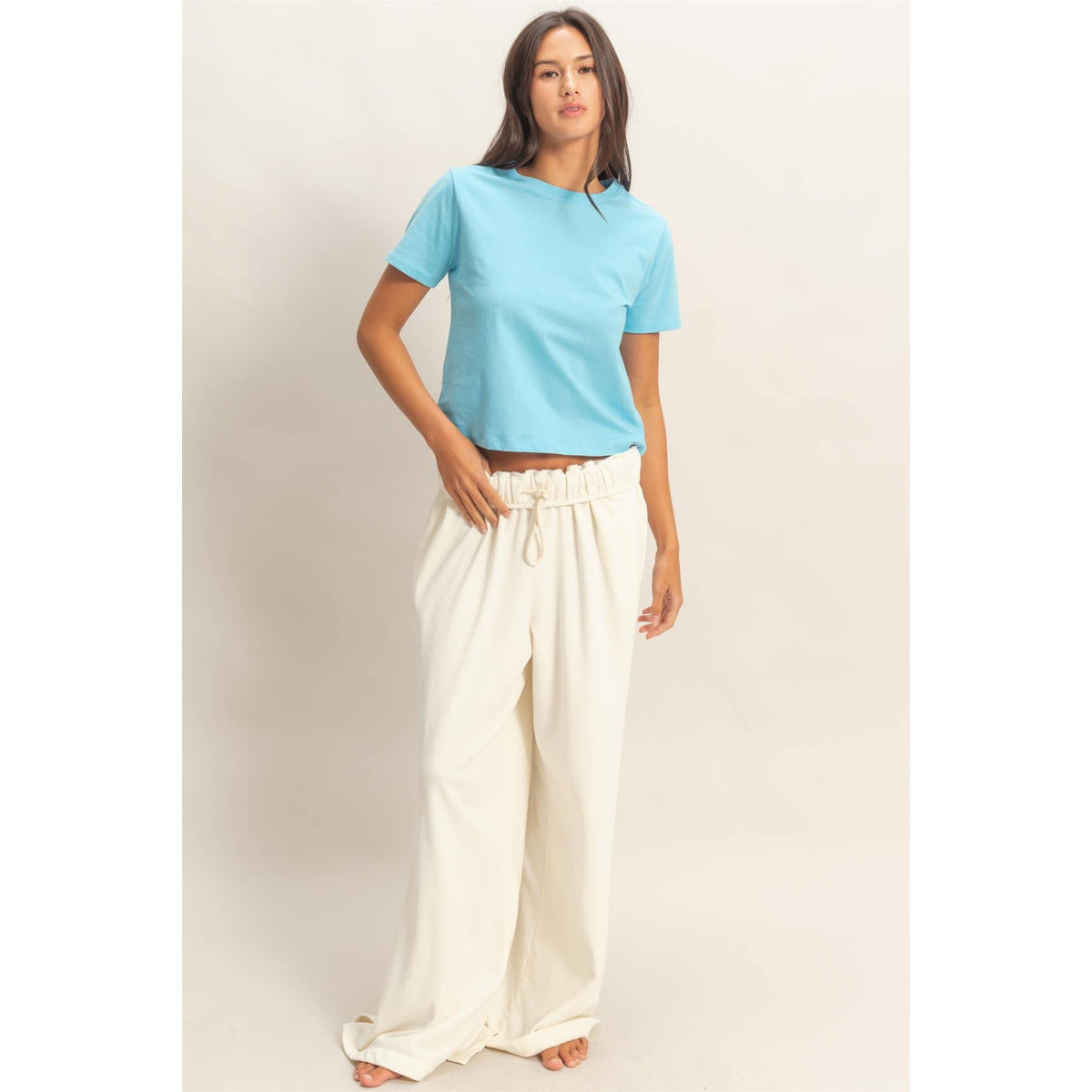 Crew Neck Cotton T-Shirt