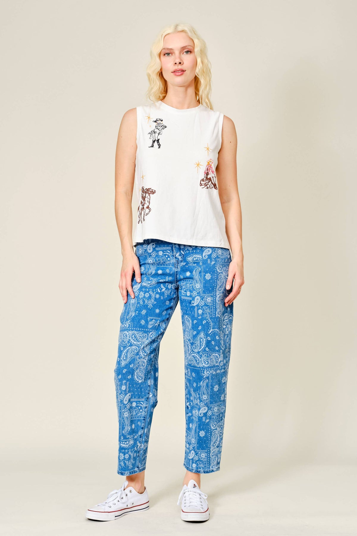 Western Motif Top