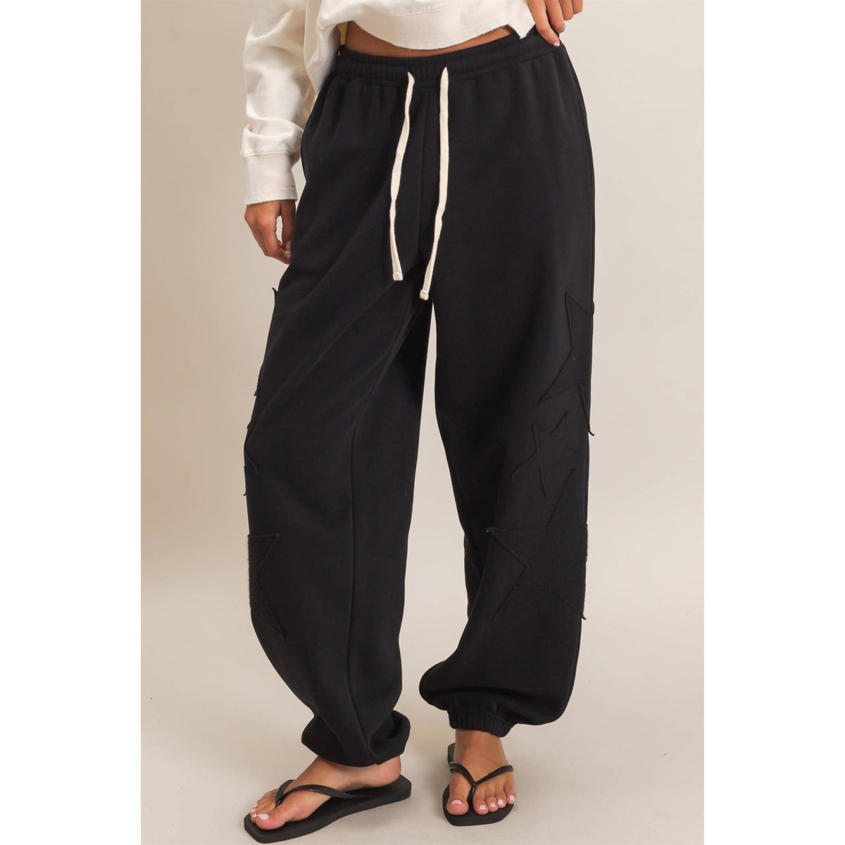 Star Patch Jogger Pants