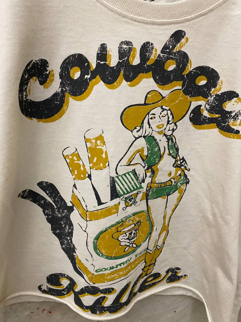 Cowboy Killer Relaxed Crop T-shirt