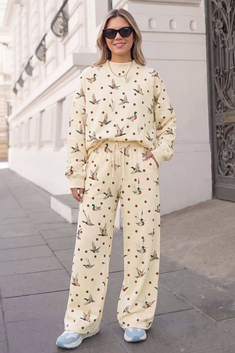 Polka Dot Mallard Set