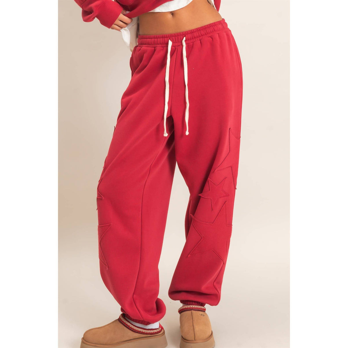 Star Patch Jogger Pants