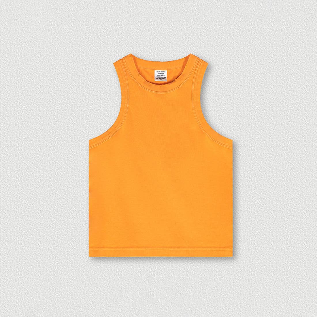 Vintage Distressed Slim-Fit Tank Top