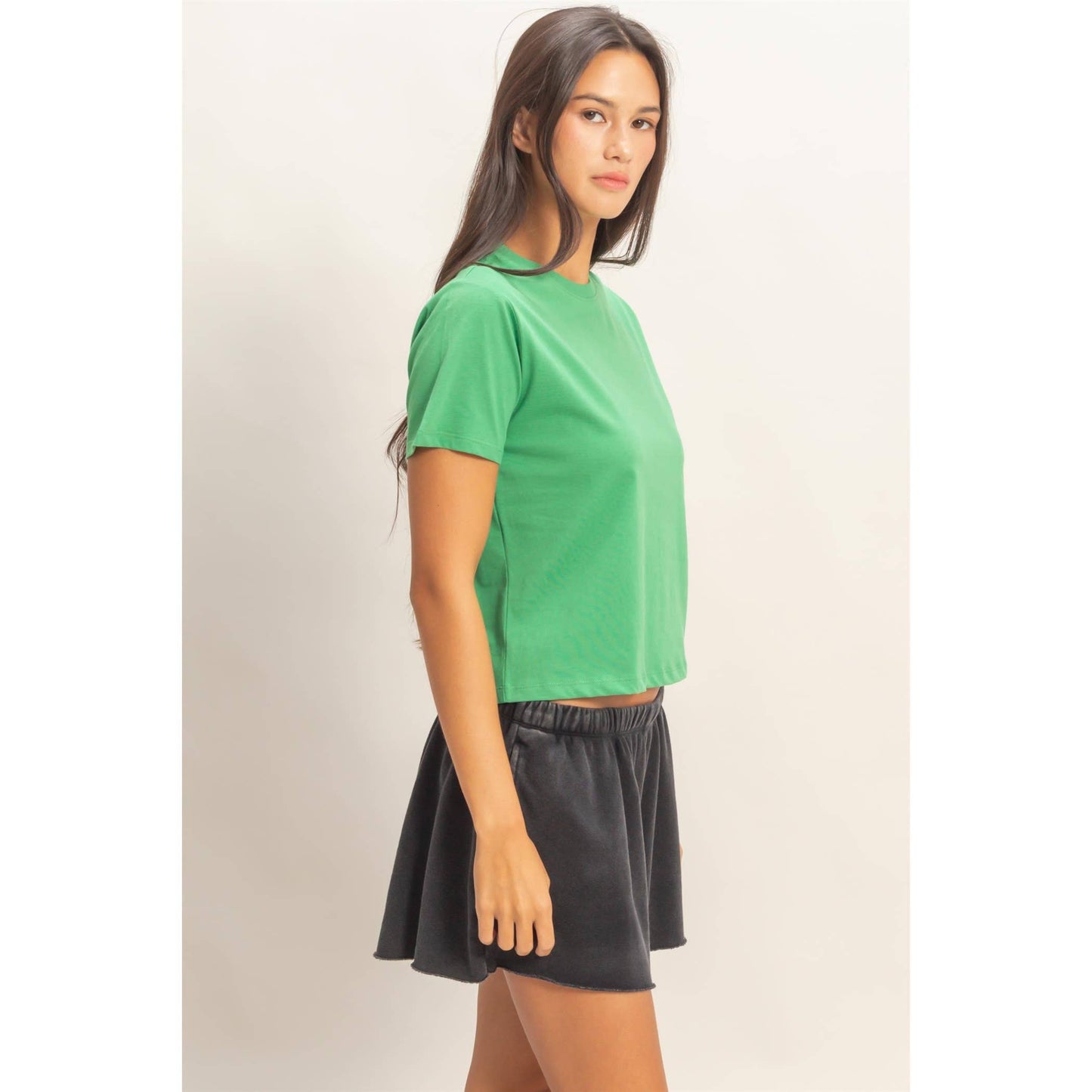Crew Neck Cotton T-Shirt