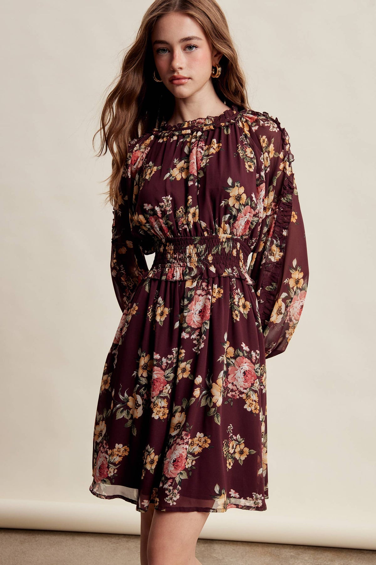 Floral Chiffon Dress