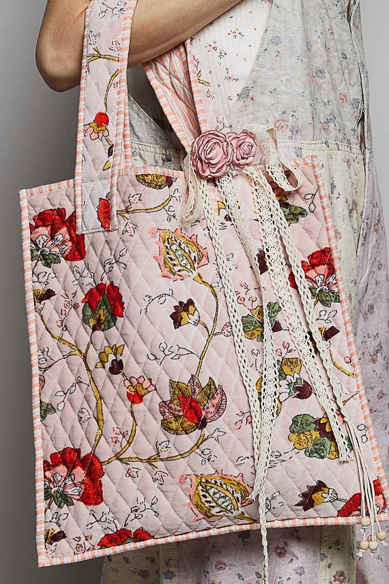 Feminine Handcrafted Blush Flower Belt