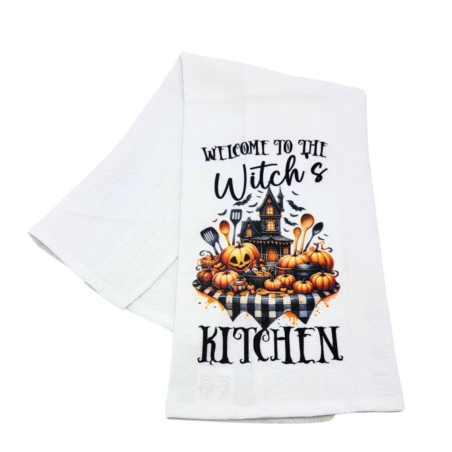 Welcome To The Witches Kitchen Halloween Décor - Tea Towels
