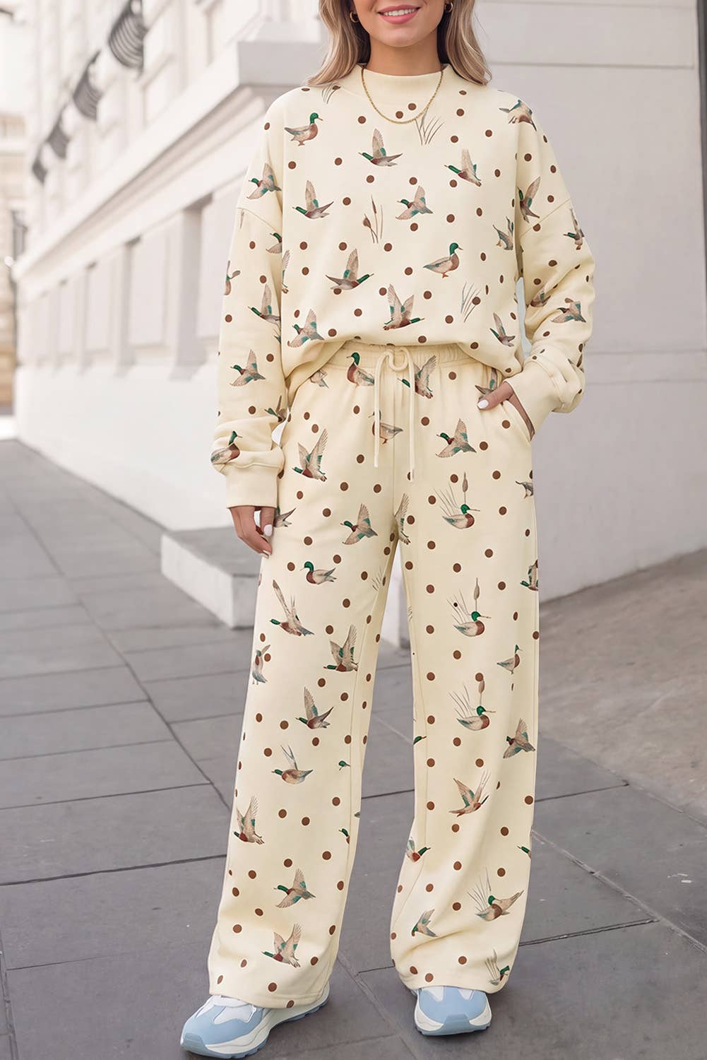 Polka Dot Mallard Set