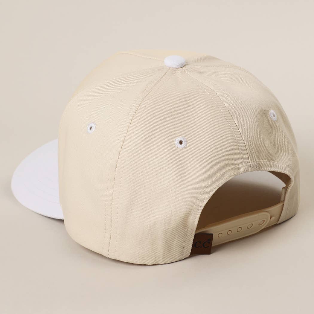BRIDE Embroidered  Canvas Two-Tone Trucker Hat