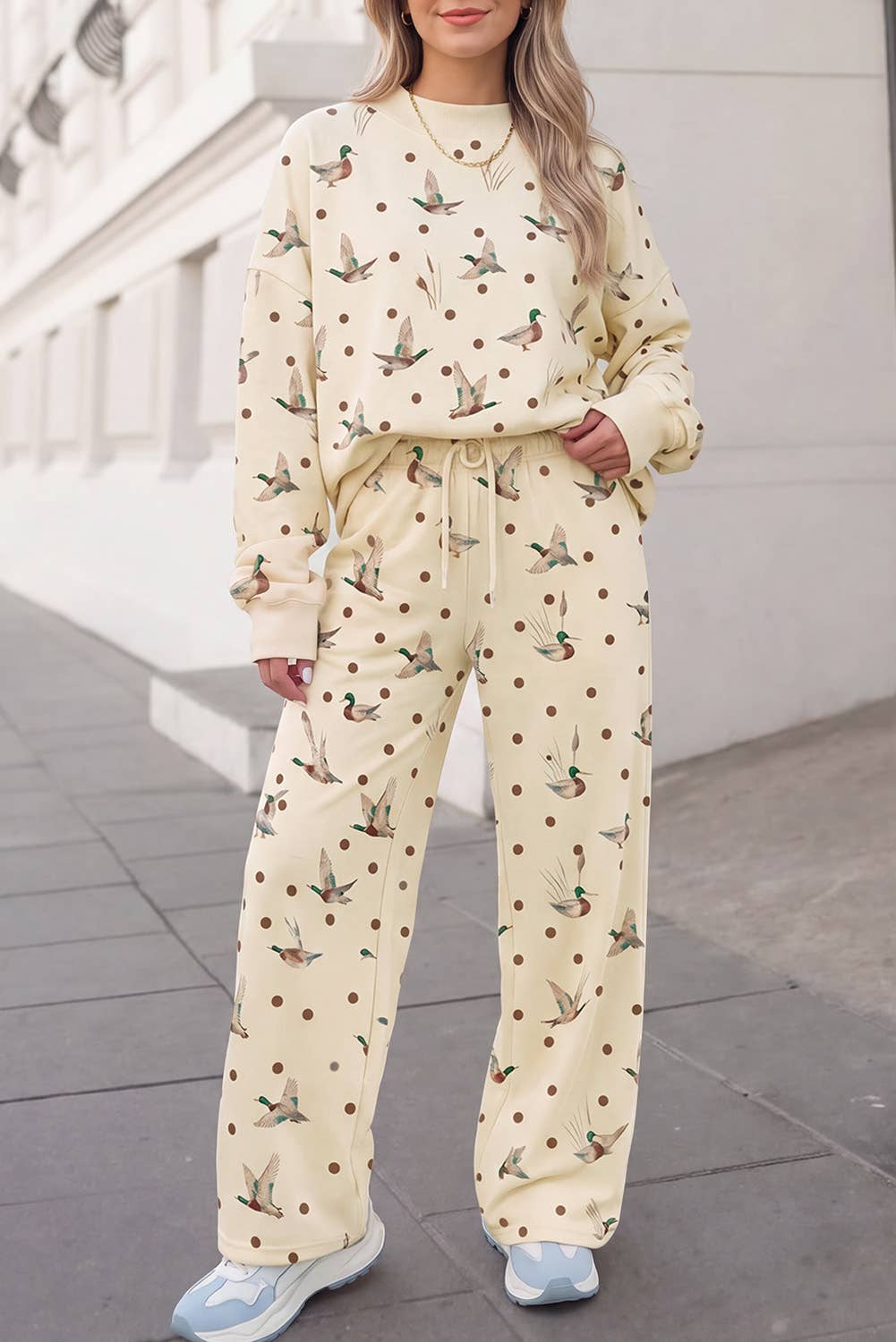 Polka Dot Mallard Set