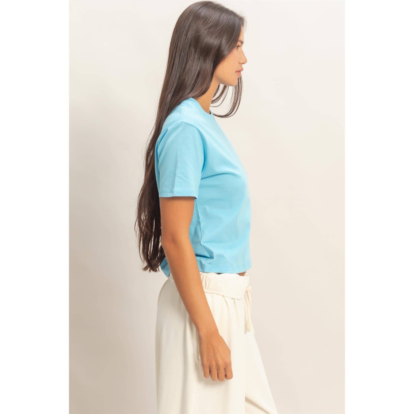 Crew Neck Cotton T-Shirt