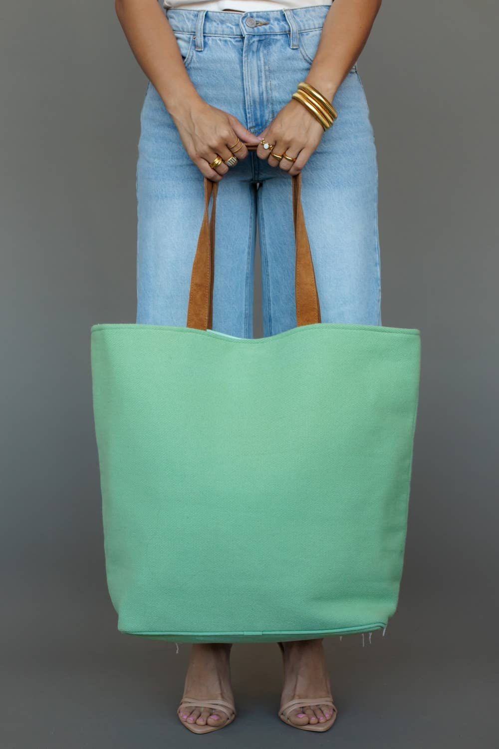 Mint Drink On The River Tote