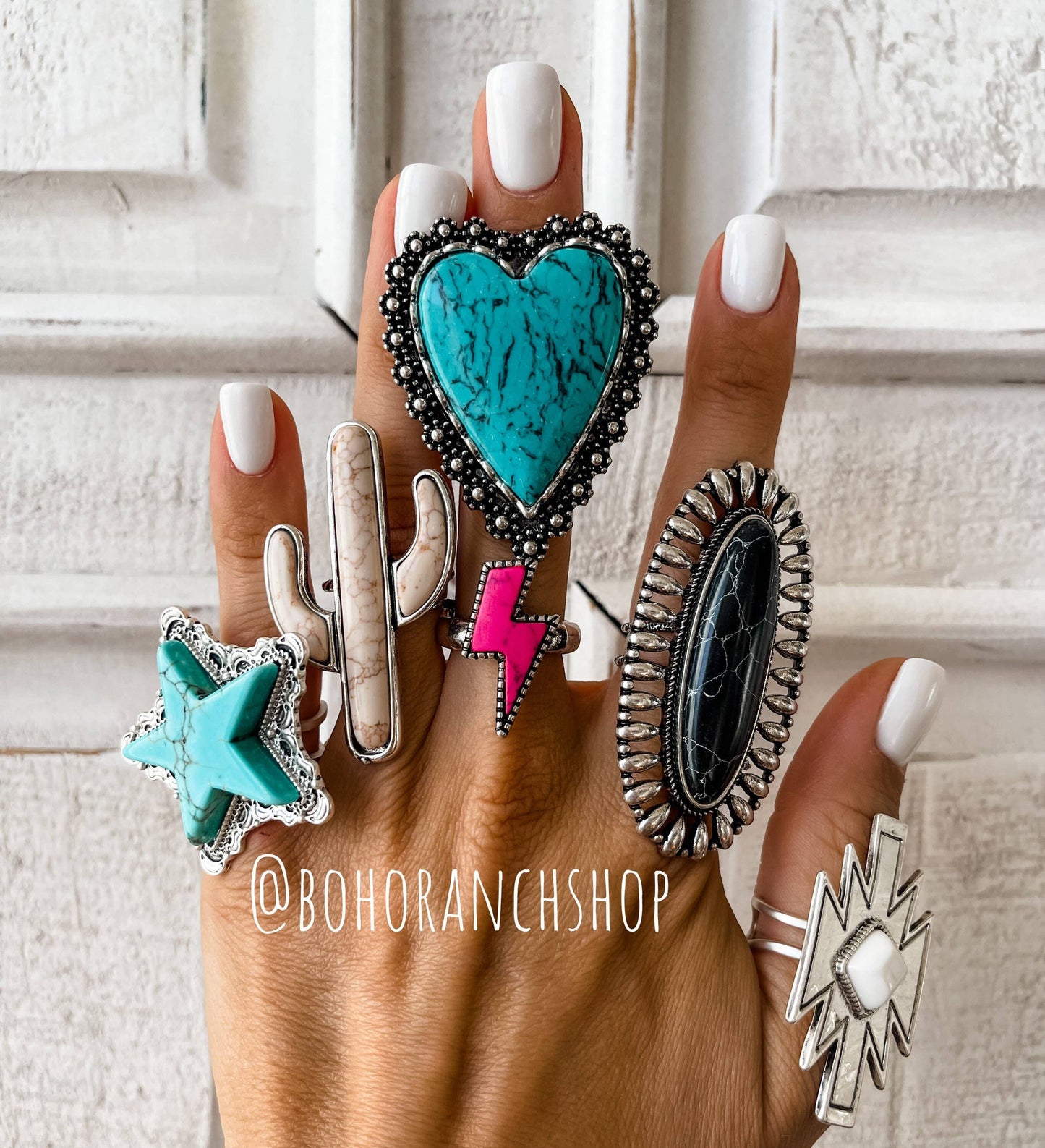 Western Statement Adjustable Heart Ring